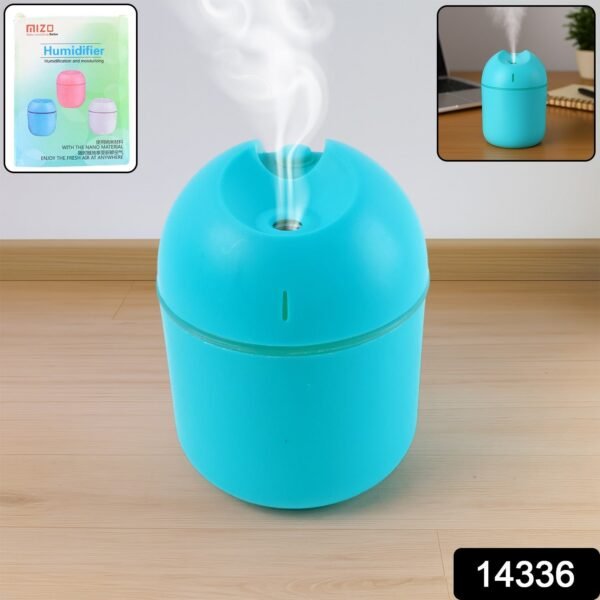 Blue USB Mini Air Humidifier for Home & Office (1 Pc)