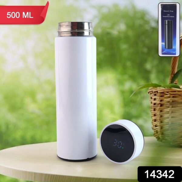 White Vacuum Insulated Water Bottle (1 Pc / 500ML)