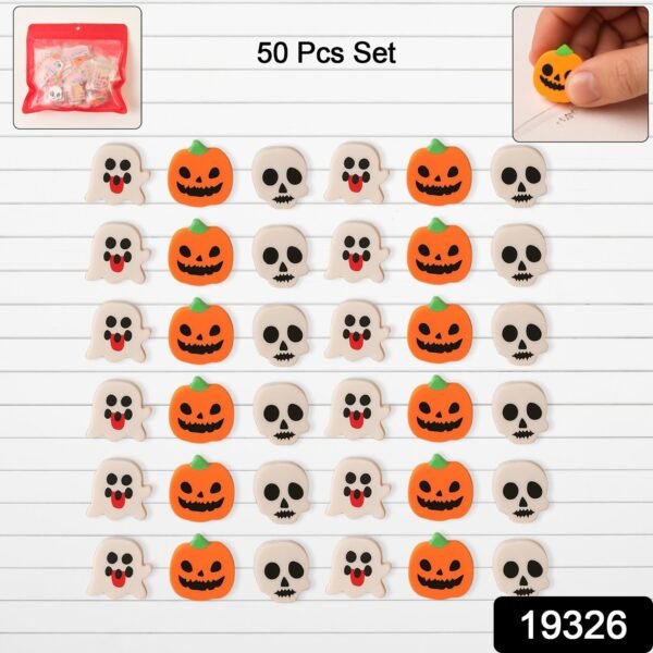 Cartoon Shape Eraser& Rubber (50 Pc / Mix Colour & Design)