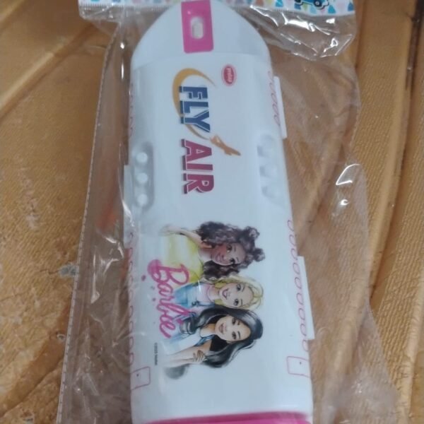 Multi-Functional Airplane-Shaped Compass Box with LED Light and Built-in Sharpener