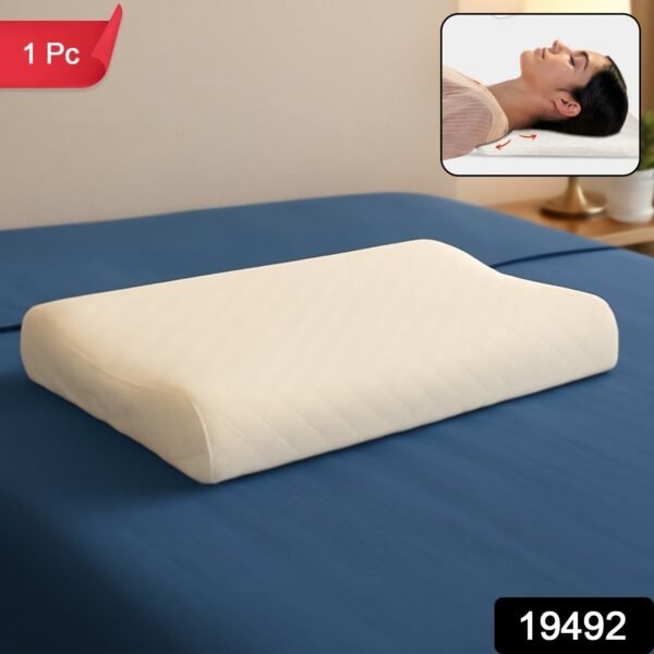 Premium Orthopedic Memory Foam Cervical Pillow (48x27CM / 1 Pc)