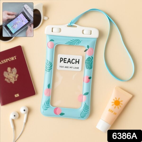 WhatsAppImage2025-08-08at10.44.38_c4f4ac09.jpg Waterproof Peach Transparent Mobile Pouch with Neck Strap (1 Pc)