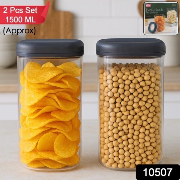 Supermom Airtight Kitchen Storage Containers – (2 Pc Set / 1500 ml)