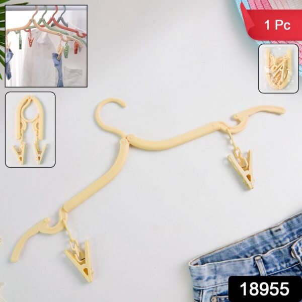 WhatsAppImage2025-08-21at14.38.09_40e336dc.jpg Multipurpose Foldable Cloth Hanger with Dual Clips (1 Pc)