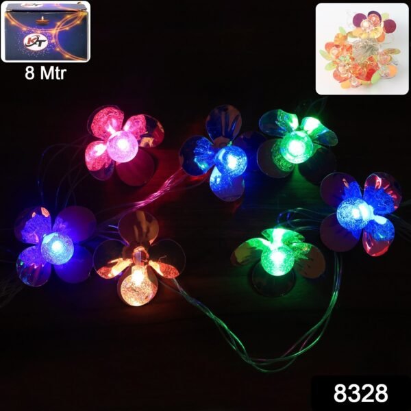 Decorative Flower LED String Lights (8 Meter)