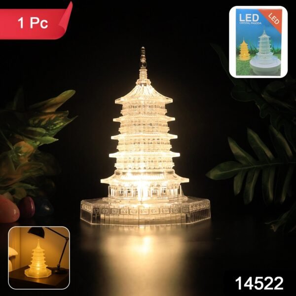 WhatsAppImage2025-09-01at3.01.15PM.jpg Premium LED Crystal Pagoda Decorative Light (1 Pc)