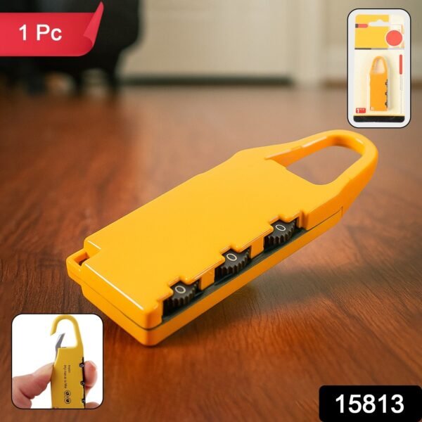 Portable 3-Digit Combination Number Lock (1 Pc)