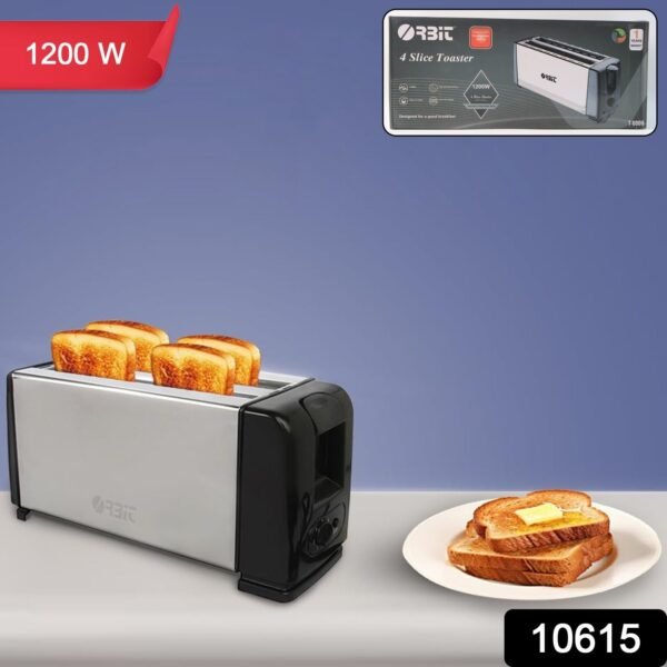 Orbit Adjustable Pop-Up Toaster - 1200w