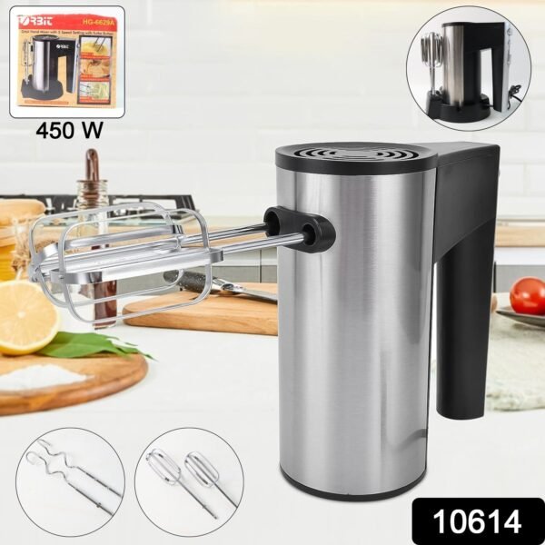 Orbit Stainless Steel Electric Hand Mixer - 450W