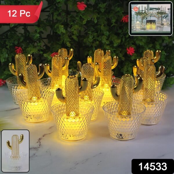 WhatsAppImage2025-09-13at4.39.07PM.jpg Decorative Cactus Shape LED Tealight Candles (12 Pc)