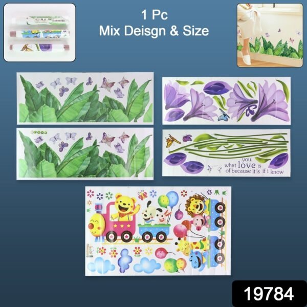 Mix Design Decorative Wall Stickers - (1 Pc)