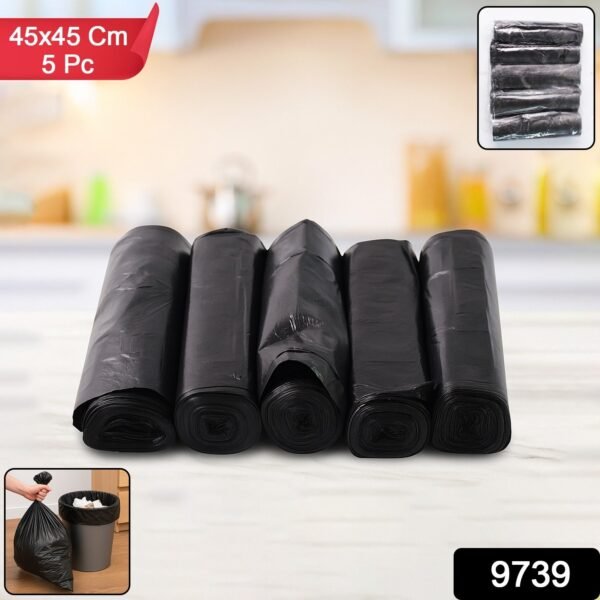 Disposable Trash Garbage Bags (5 Pc)