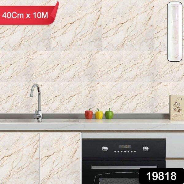 Self-Adhesive Waterproof Wallpaper Roll 40 cm x 10 m - (1 Pc)