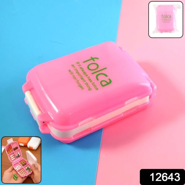 WhatsAppImage2025-11-11at14.20.30.jpg Portable Pink Dual-Sided Pill Organizer Box (1 Pc)