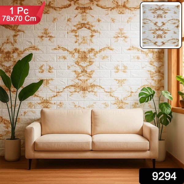 Wallpaper 3D Foam Wallpaper Sticker Panels (78 x 70 Cm / 1 Pc)