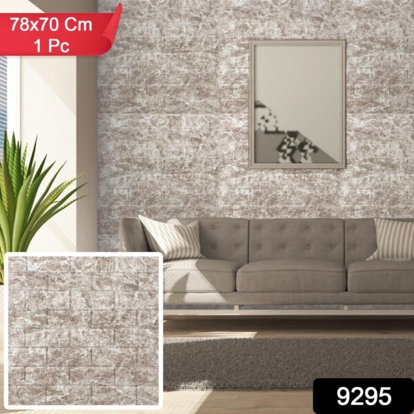 Wallpaper 3D Foam Wallpaper Sticker Panels (78 x 70 Cm / 1 Pc)