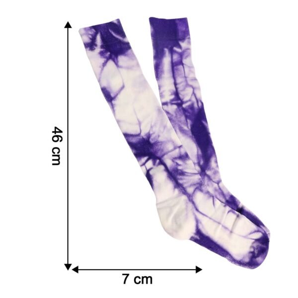WhatsAppImage2025-12-11at10.56.55_1.jpg Purple & White Tie-Dye Long Socks (1 Pair)
