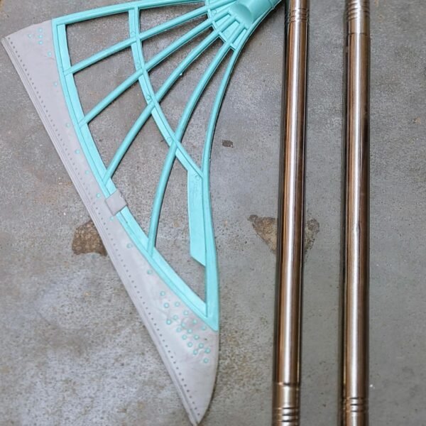 Durable Eco-Friendly Broom with Scraper