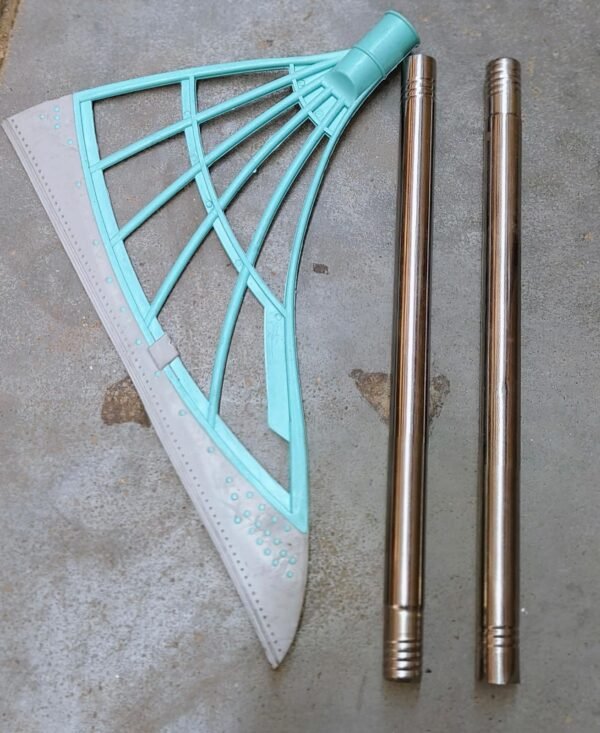 Durable Eco-Friendly Broom with Scraper