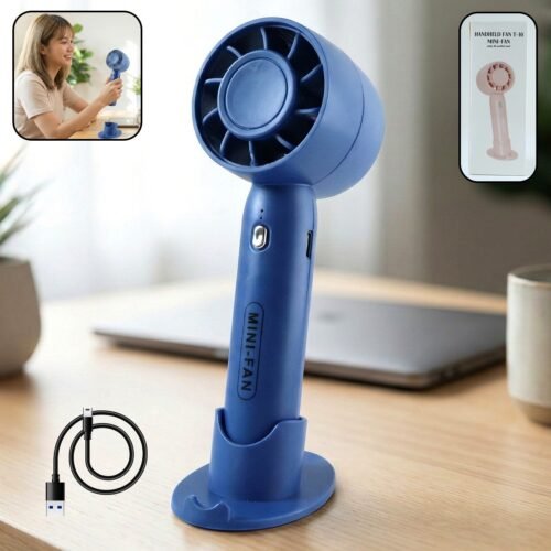 Rechargeable Mini Handheld Fan (1 Pc)