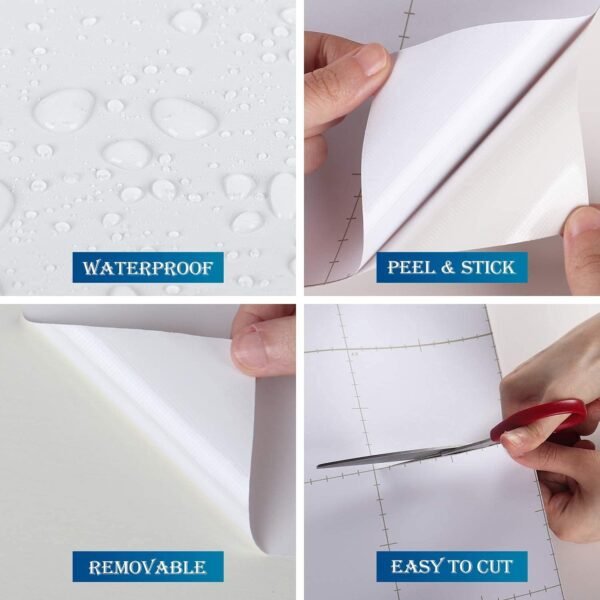 Self-Adhesive Waterproof Wallpaper Roll 45 cm x 1 m - (1 Pc)