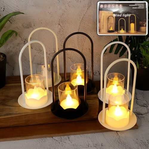 Wind-Light-01.jpg Decorative Wind Light Style Plastic Flameless LED Candles (6 Pc)