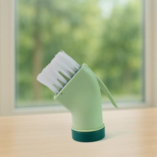 Multipurpose Bottle-Connectable Cleaning Brush with Built-In Scraper (1 Pc)