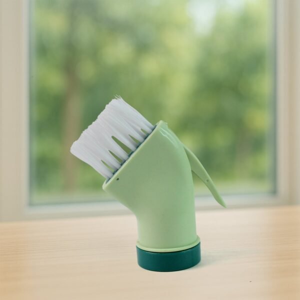 Window-Cleaning-Brush-01.jpg Multipurpose Bottle-Connectable Cleaning Brush with Built-In Scraper (1 Pc)