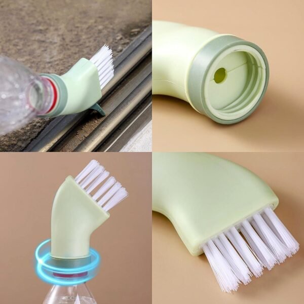 Window-Cleaning-Brush-02.jpg Multipurpose Bottle-Connectable Cleaning Brush with Built-In Scraper (1 Pc)