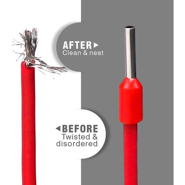 Approx 1200 Piece Ferrule Crimping Tool Kit Set