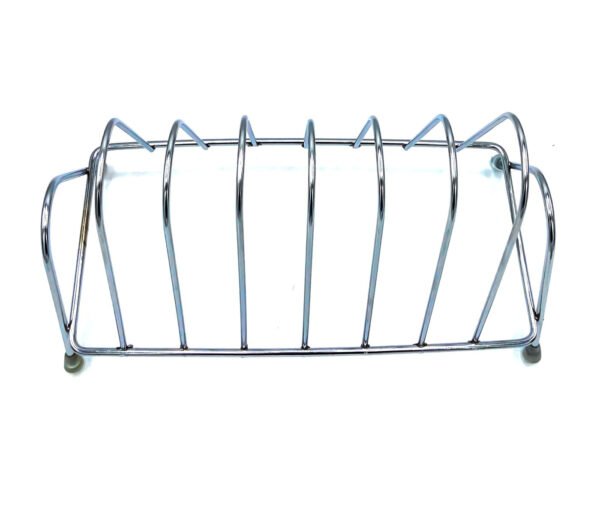 Stainless Steel Square Plate Rack Stand Holder for Kitchen