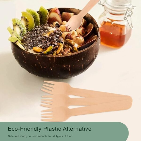 Wooden-Fork-02.jpg Freshee 160mm Wooden Fork – 30 Pcs Pack