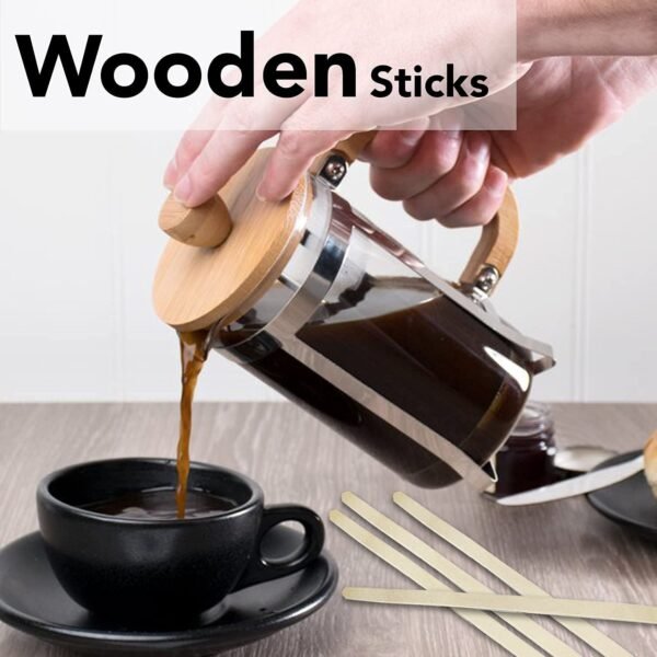 Woodencoffeestring-02.jpg Freshee Wooden Coffee Stirrers 140×5×1 mm – 30 Pcs Pack