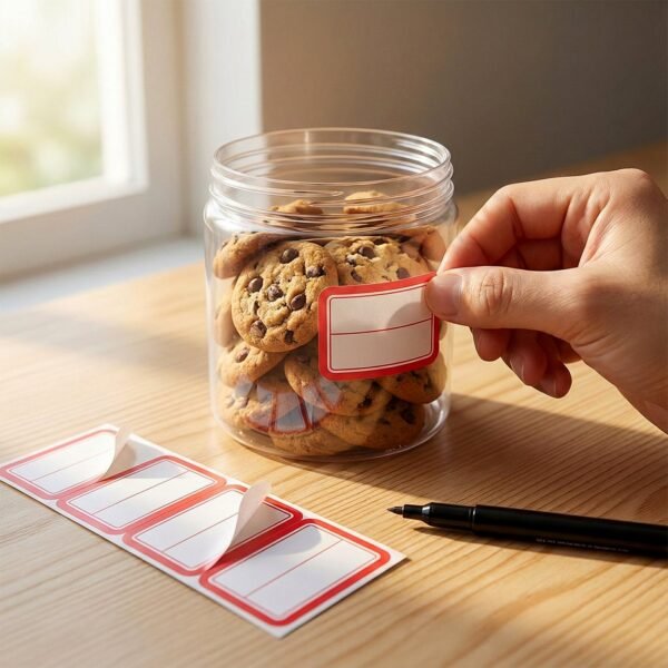 Writable Label Stickers – 50 Sheets