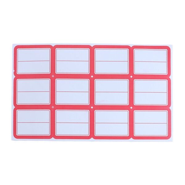 Writable Label Stickers – 50 Sheets