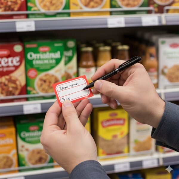 Writable-Blank-LabelSticker-Sheets-04.jpg Multipurpose Writable Label Stickers (5 Sheets Set)