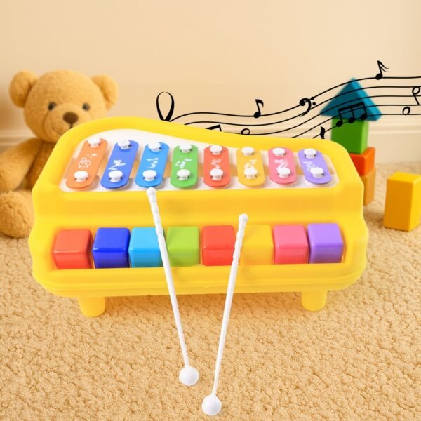 Xylophone-01_391e244d-487a-4316-9e0b-c9963345c313.jpg Multi-Function Baby Musical Toy Piano with Xylophone (1 Pc)