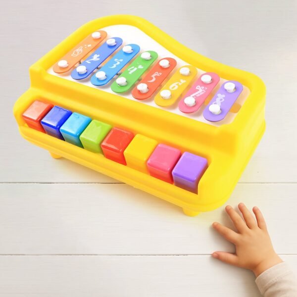 Xylophone-03_ea1e8410-3b3d-4bdf-97bb-421615e8de47.jpg Multi-Function Baby Musical Toy Piano with Xylophone (1 Pc)