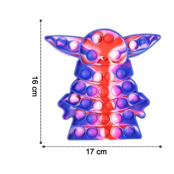 Premium Cartoon Shape Silicone Pop It Fidget Toy (1 Pc)