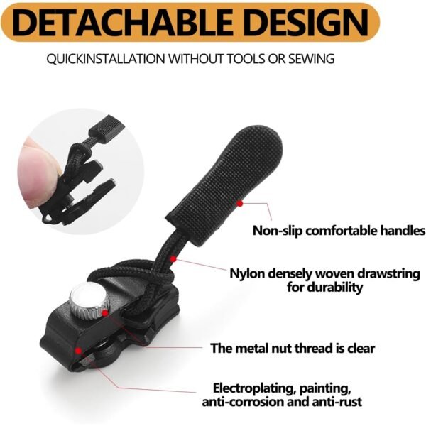 Portable Universal Detachable Zipper Slider (1 Pc / Big)