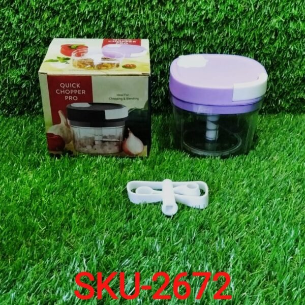 2in1 Handy Chopper And Slicer For Home & kitchen (600ML Capacity)