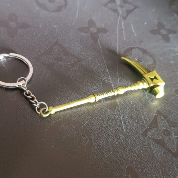 Metal Hammer Shape Keychain (1 Pc)