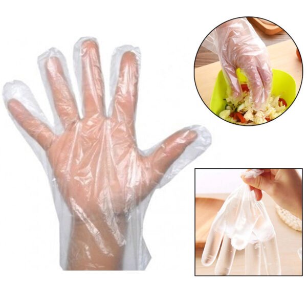 a120f8b2ddb46c481e16490222bd52d6.jpg Plastic Transparent Disposable Clear Gloves (White) (100Pc)