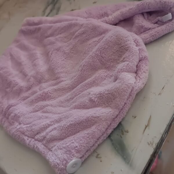 Quick Turban Hair-Drying Absorbent Microfiber Towel (1 Pc / Mix Design)