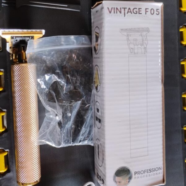 Men’s Hair Trimmer & Beard Clipper with 4 Adjustable Blades & Cleaning Brush