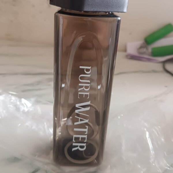 Premium 450ml Square Shape Plastic Water Bottle (1 Pc)