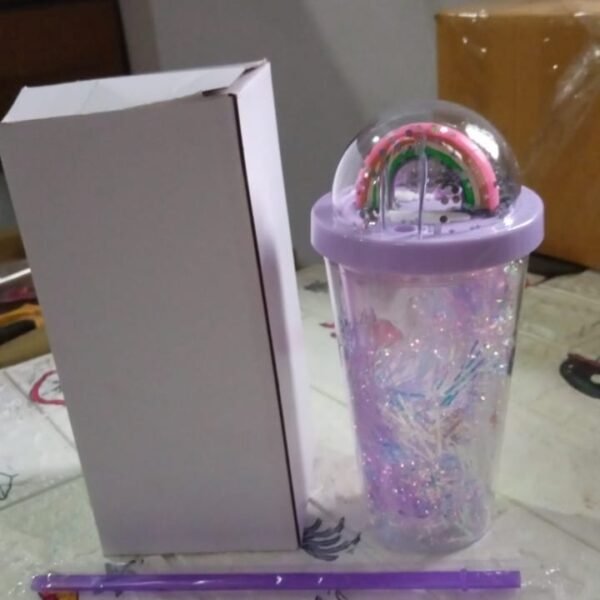 Sipper Bottle with Straw, LED Glow Light for Kids(Pack of 1)