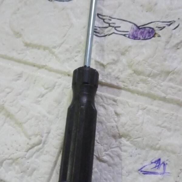 Small Pocket Size Slotted Cross Head Flat Magnetic Screwdriver (1 Pc)