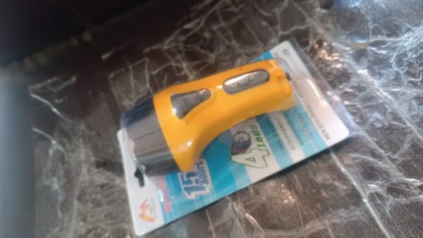 Rechargeable LED Torch Flashlight – High-Power Handheld Emergency Light Built-in Plug