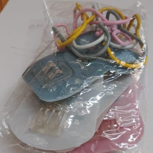 Wall Mounted Cartoon Hooks Self Adhesive Hooks (10 Pcs Set)